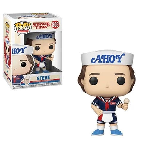 Stranger Things Steve with Hat and Ice Cream Funko Pop